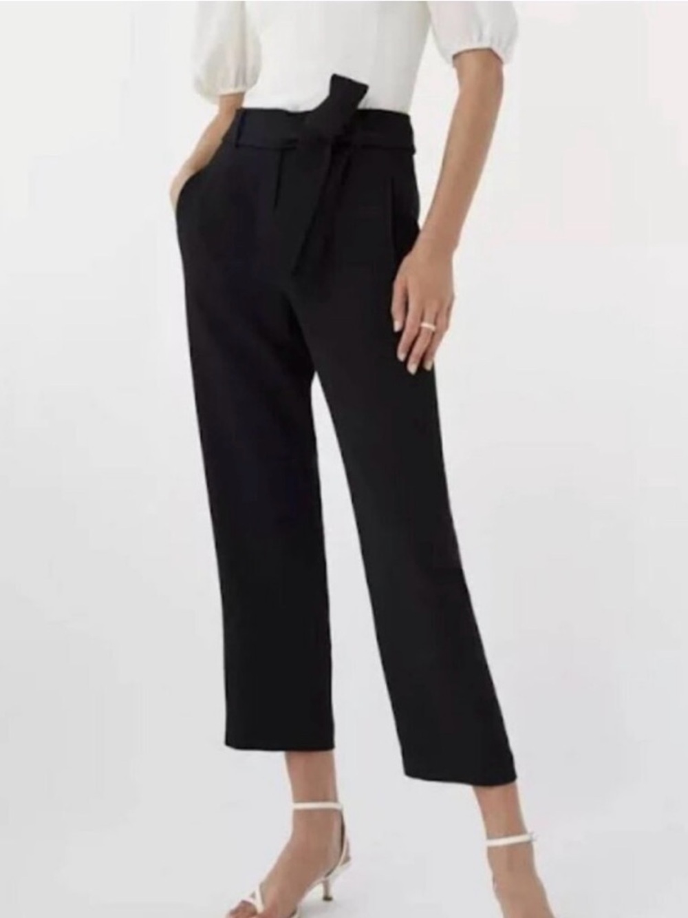 Wilfred Jallade Black Belted Dress Pants